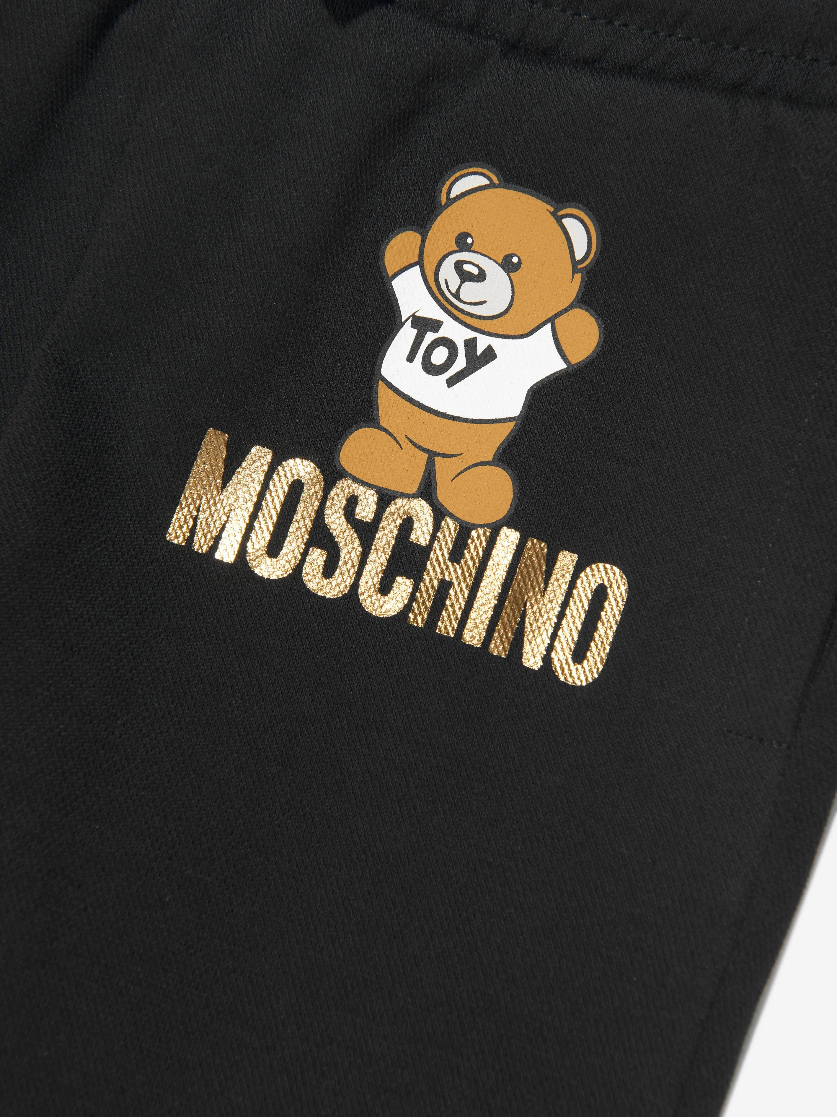 Moschino Kids Teddy Logo Joggers in Black