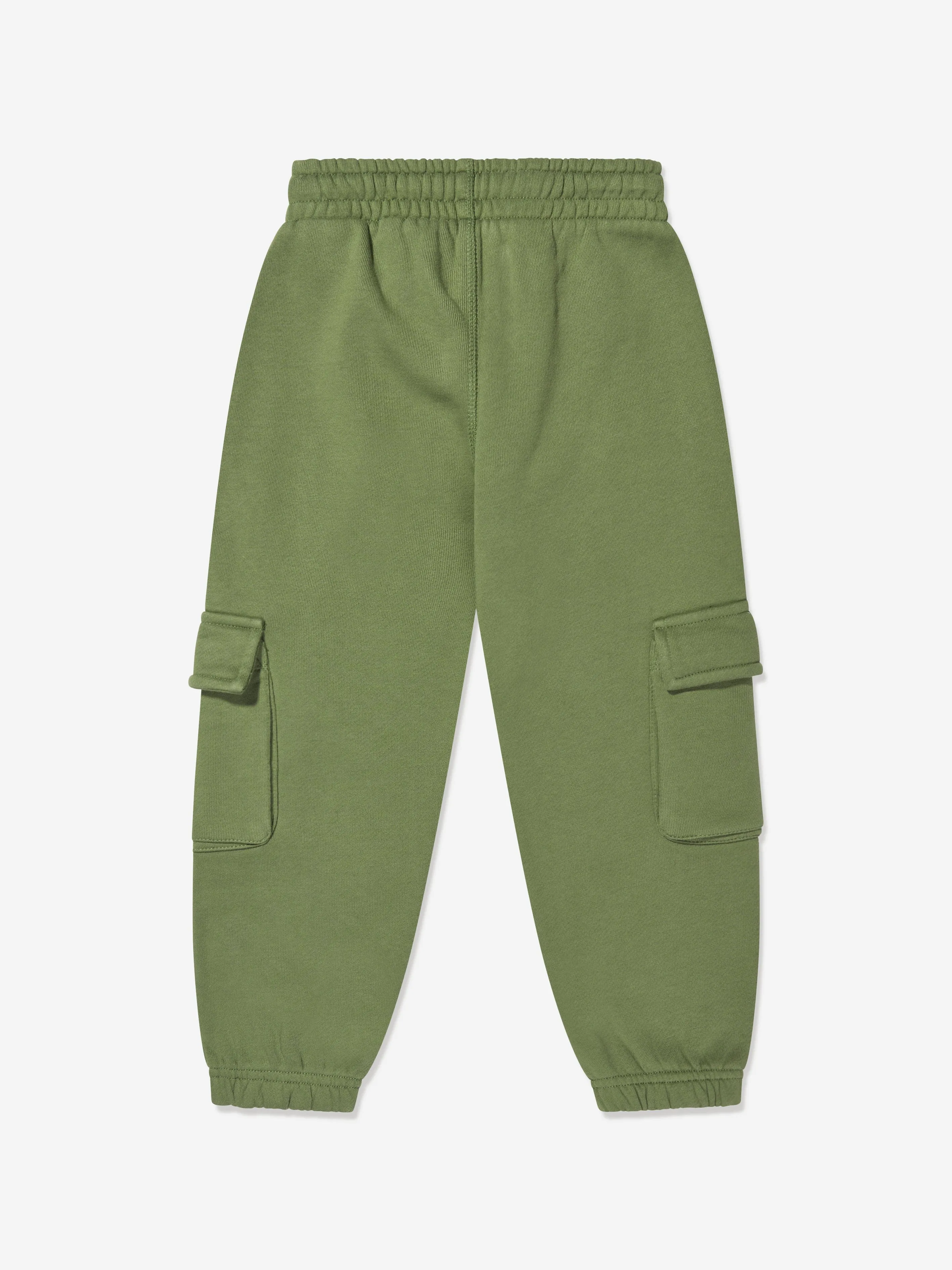 Off-White Boys Camouflage Logo Joggers in Green