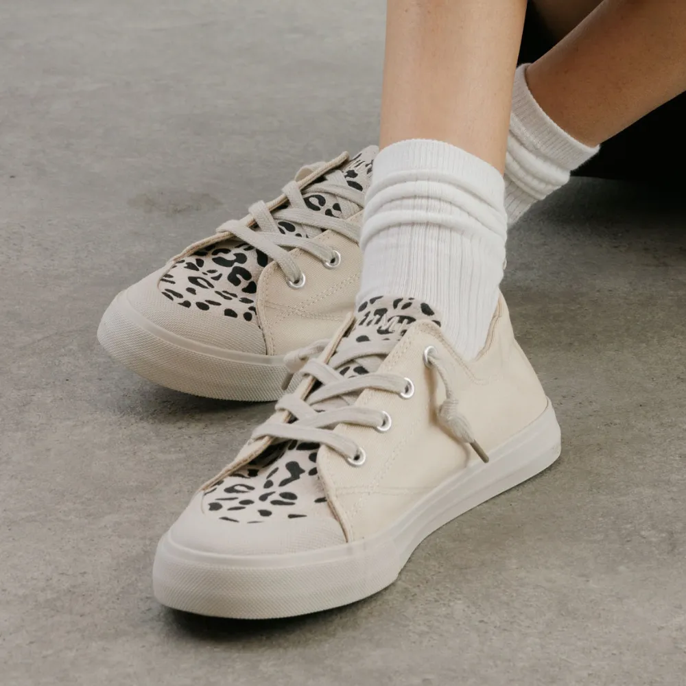 Offwhite Leopared slip-on sneakers