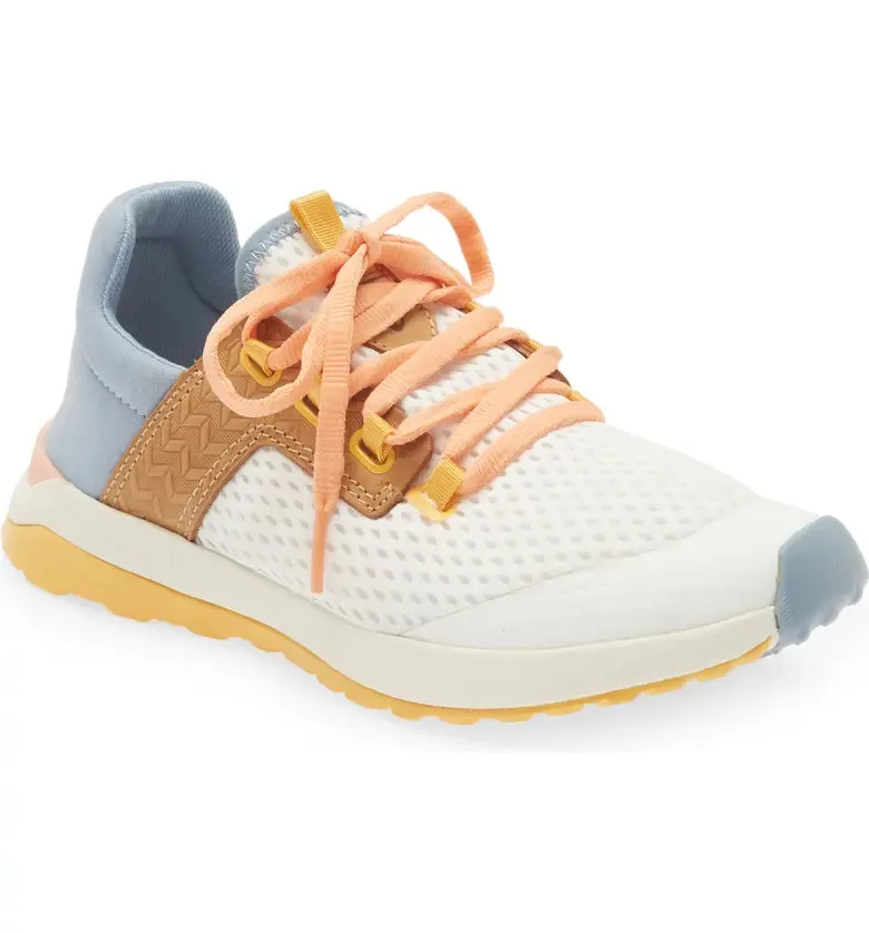 Olukai Women's Wailuku Walking Sneaker - Bright White/Sea Ice 20478-WBZC