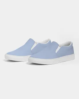 Pale Pastel Blue Slip-On Canvas Sneakers | Men's | Bright Pale Pastel Blue | C30M15Y0K0