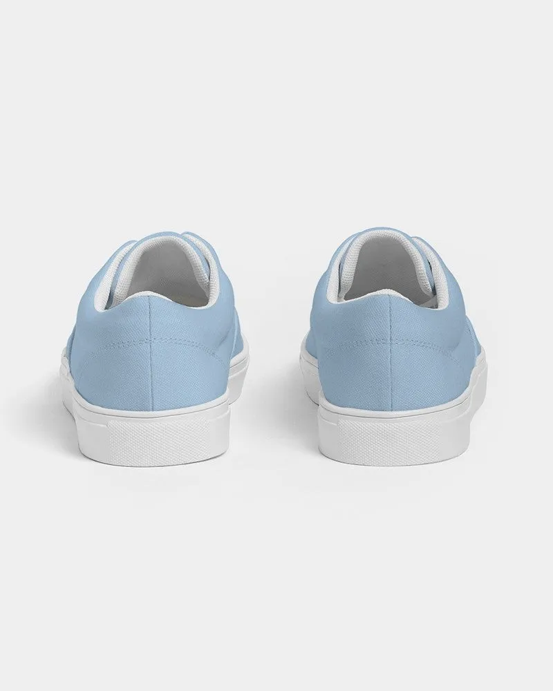 Pale Pastel Cyan Men's Canvas Sneakers | Men's | Bright Pale Pastel Cyan | C30M8Y0K0