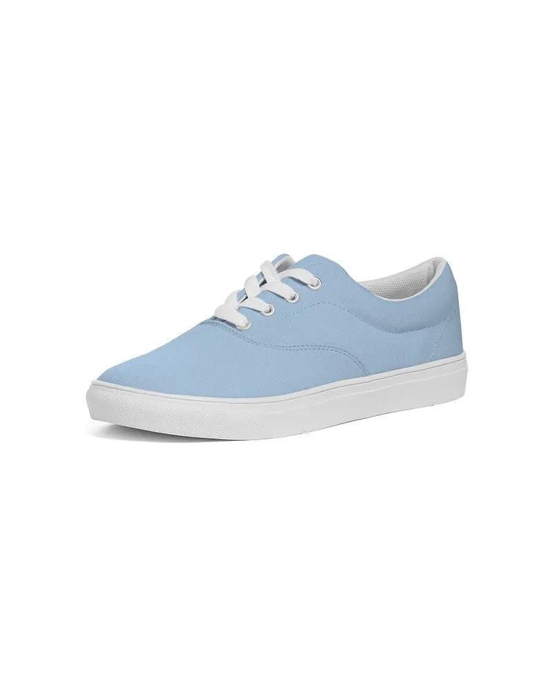 Pale Pastel Cyan Men's Canvas Sneakers | Men's | Bright Pale Pastel Cyan | C30M8Y0K0