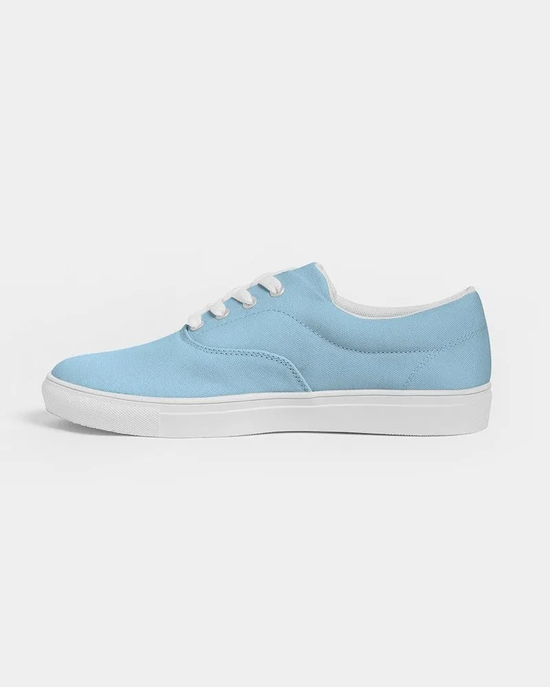 Pale Pastel Cyan Women's Canvas Sneakers | Women's | Bright Pale Pastel Cyan | C30M0Y0K0