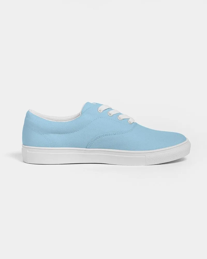 Pale Pastel Cyan Women's Canvas Sneakers | Women's | Bright Pale Pastel Cyan | C30M0Y0K0