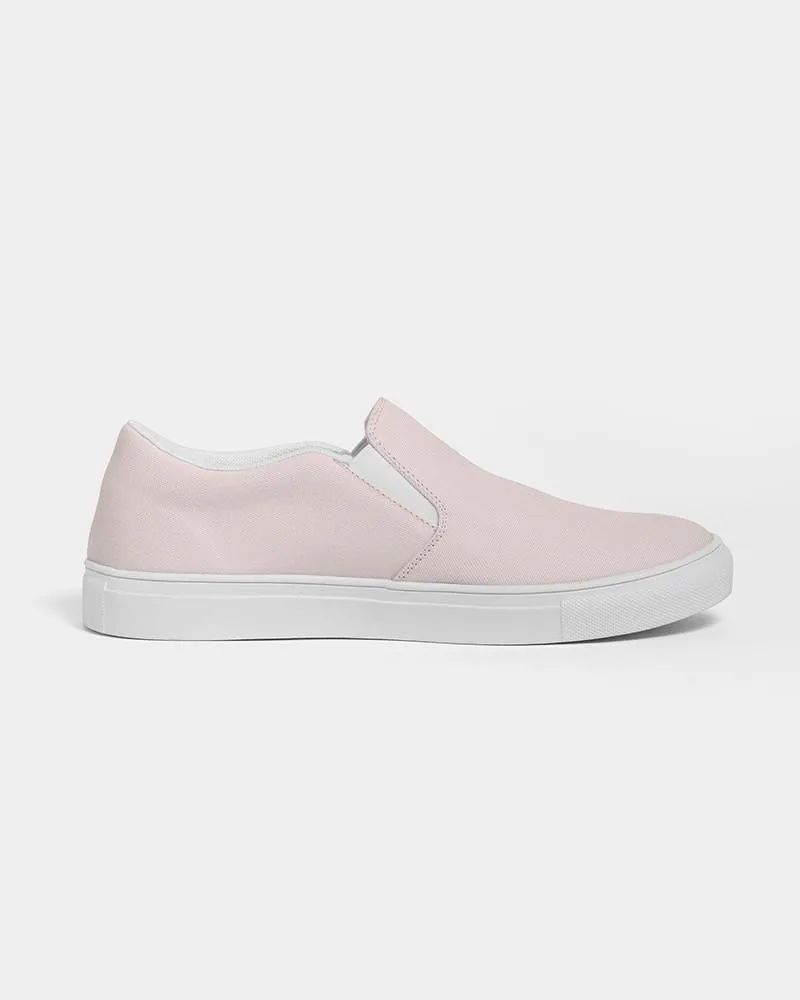 Pale Pink Slip-On Canvas Sneakers | Women's | Bright Pale Pink | C0M10Y5K0