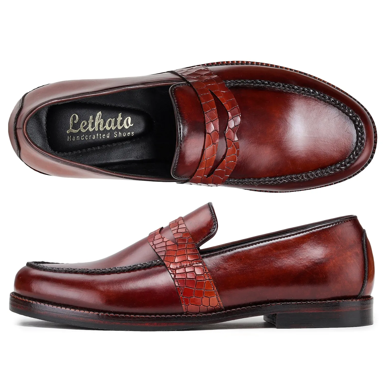 Penny Loafers - Cognac