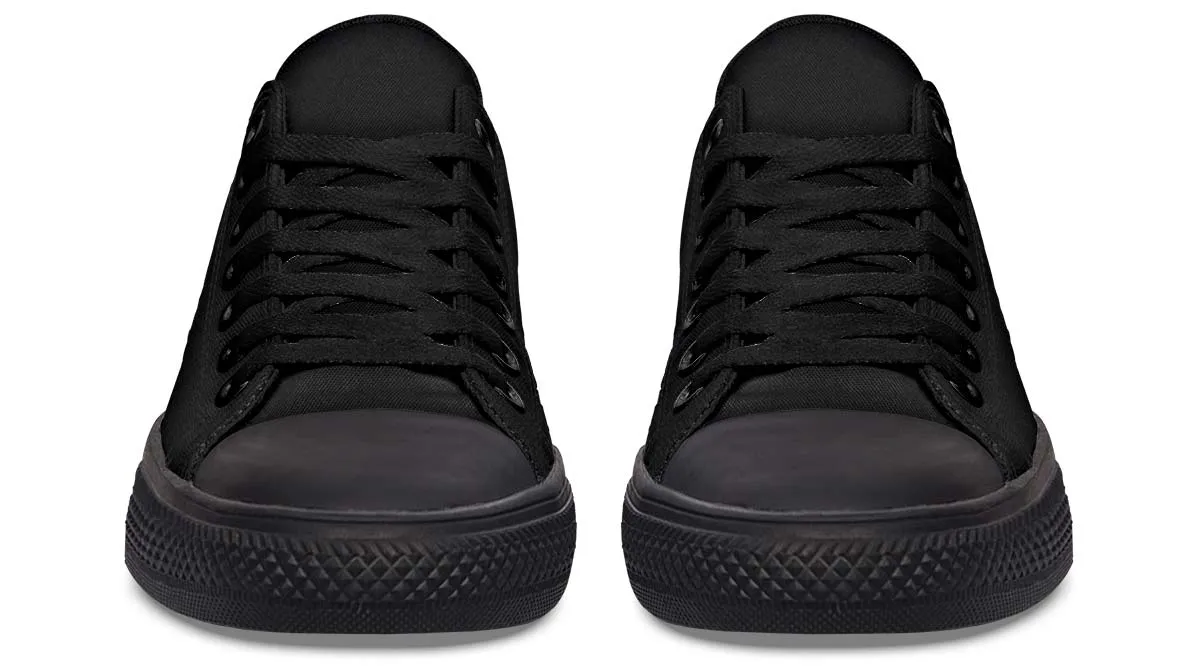 RAAD™ - Canvas High Top Canvas Sneakers - Black/Black Soles