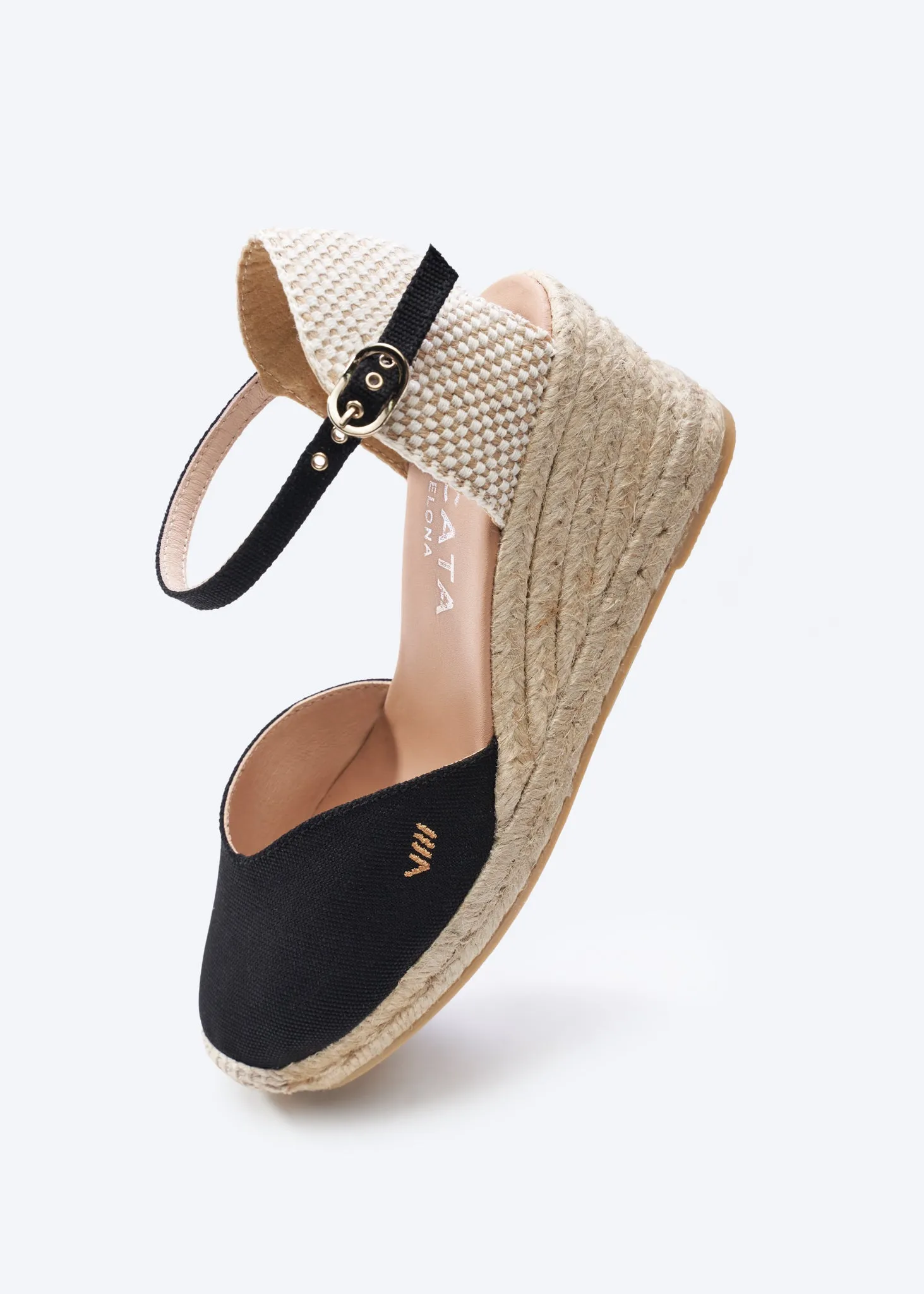 Reus Canvas Espadrille Wedges