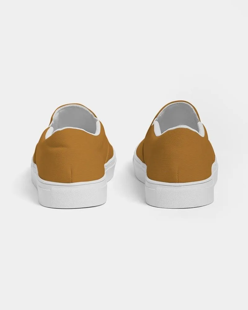 Shaded Orange Slip-On Canvas Sneakers | Men's | C0M50Y100K30