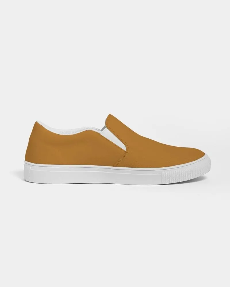 Shaded Orange Slip-On Canvas Sneakers | Men's | C0M50Y100K30