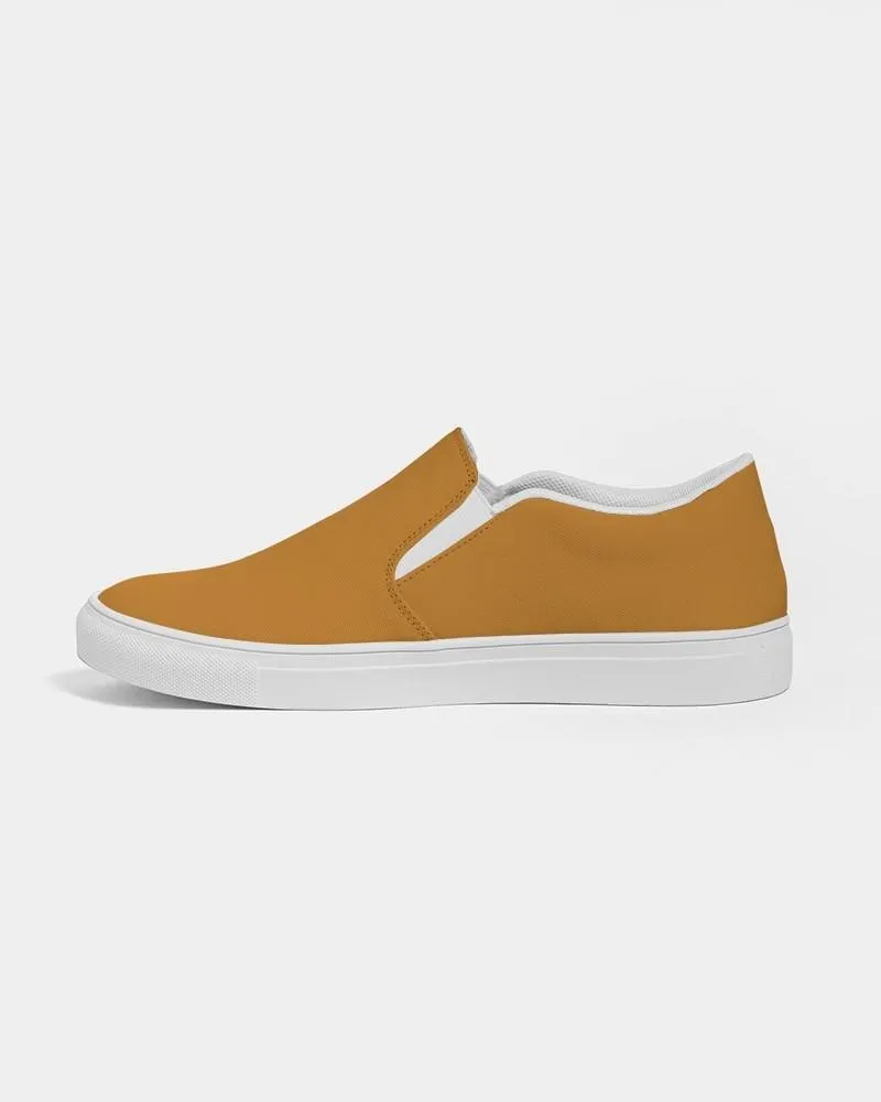 Shaded Orange Slip-On Canvas Sneakers | Men's | C0M50Y100K30