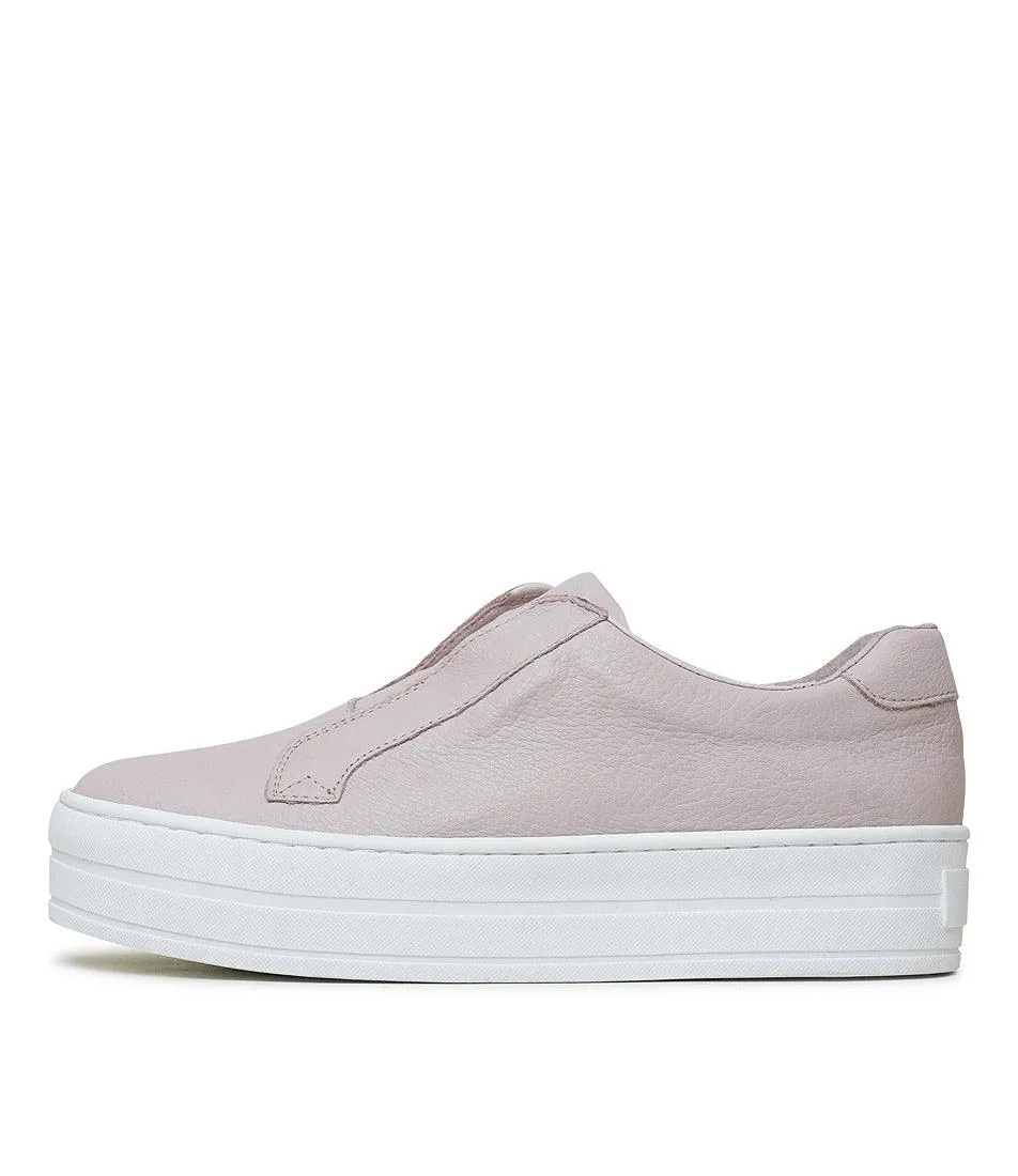 Shia Dusty Pink Leather Sneakers