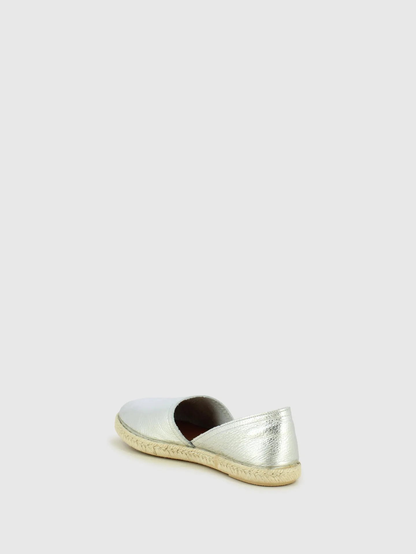 Silver Flat Espadrilles