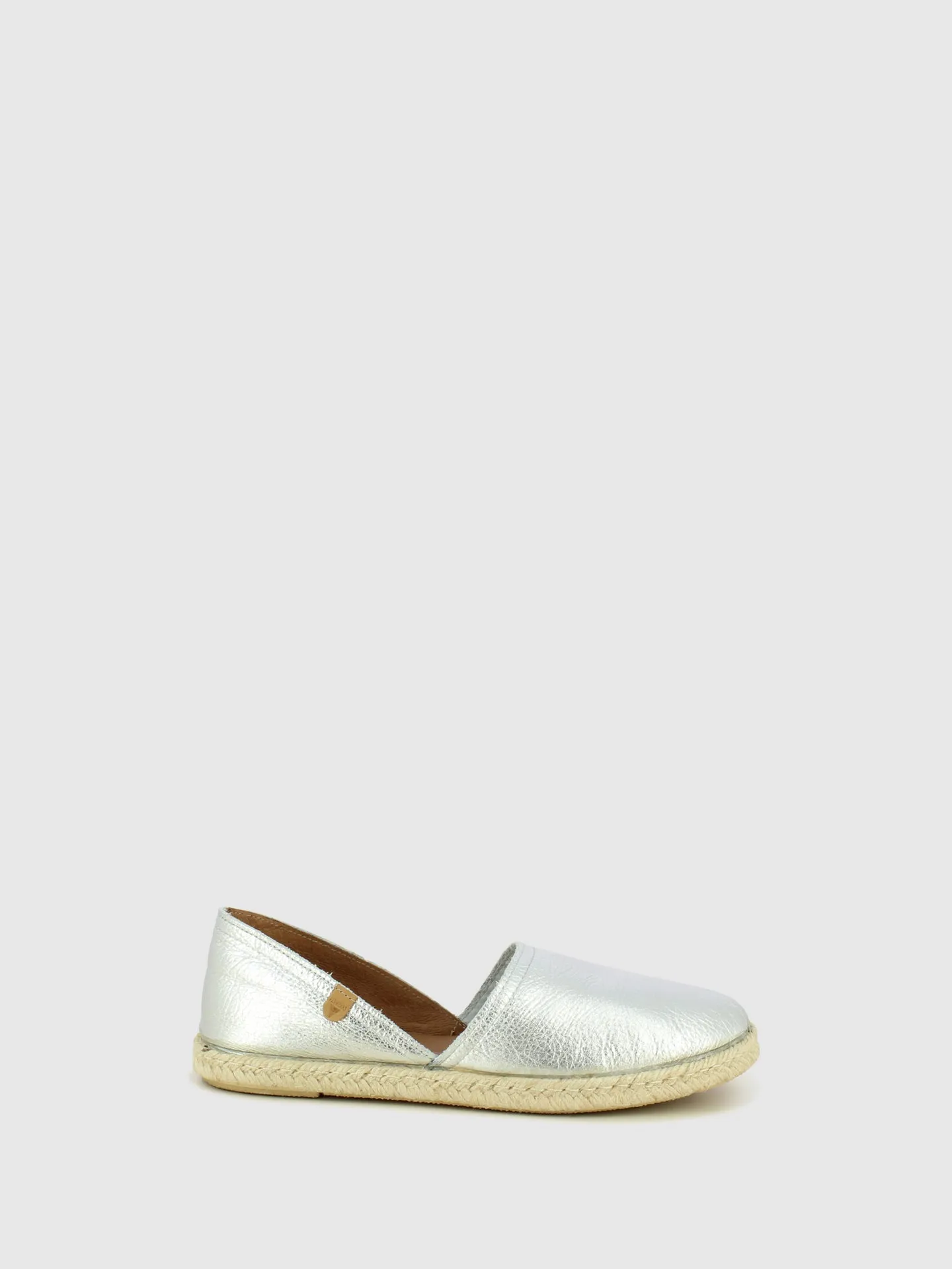 Silver Flat Espadrilles