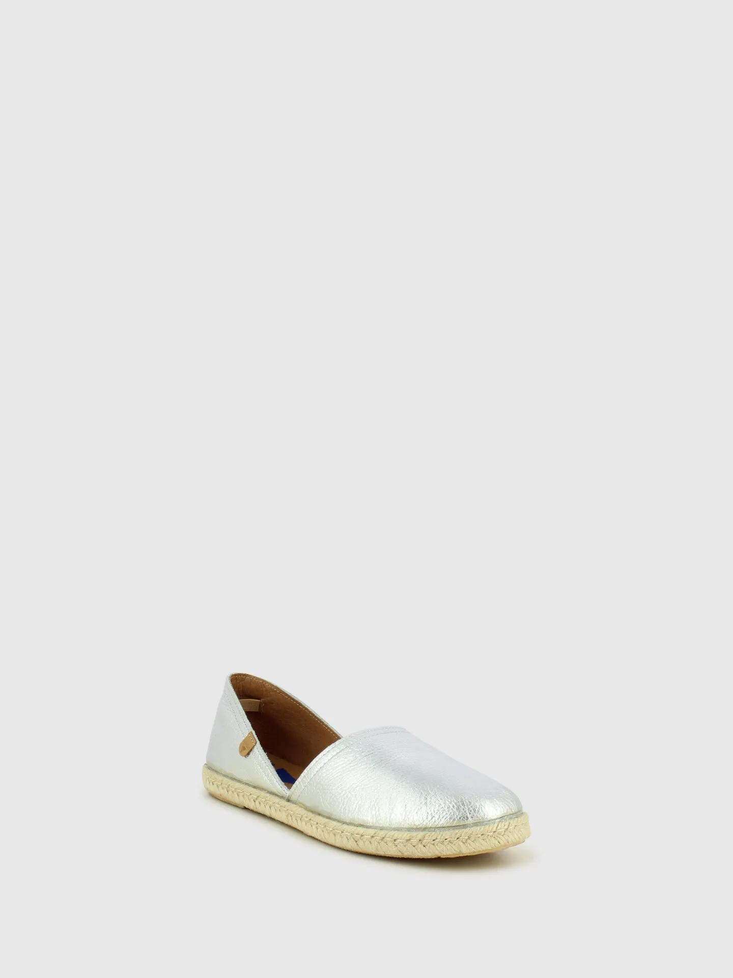 Silver Flat Espadrilles