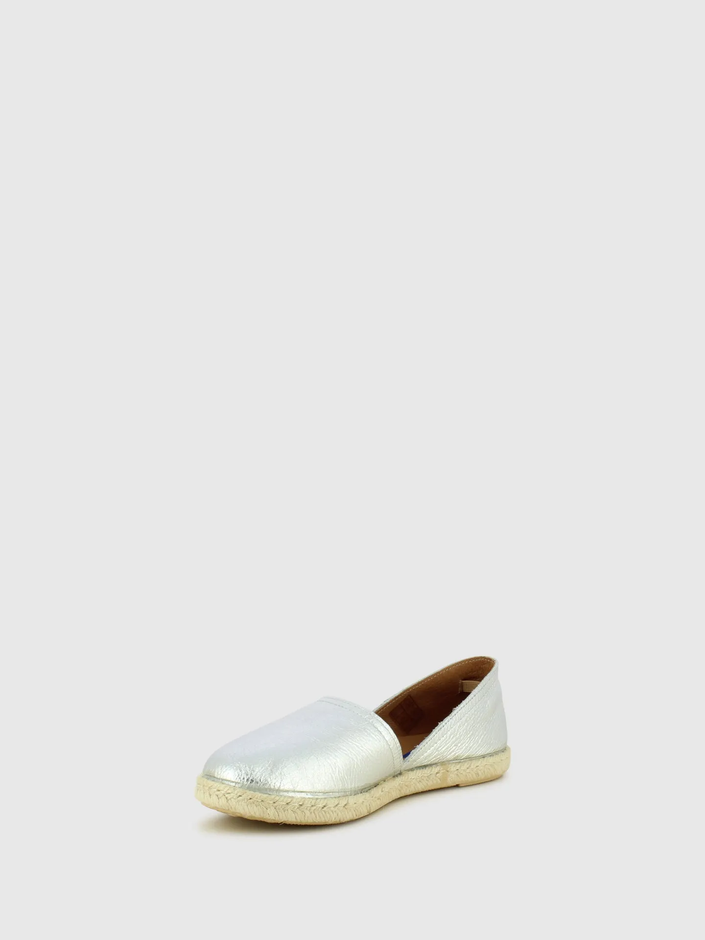 Silver Flat Espadrilles