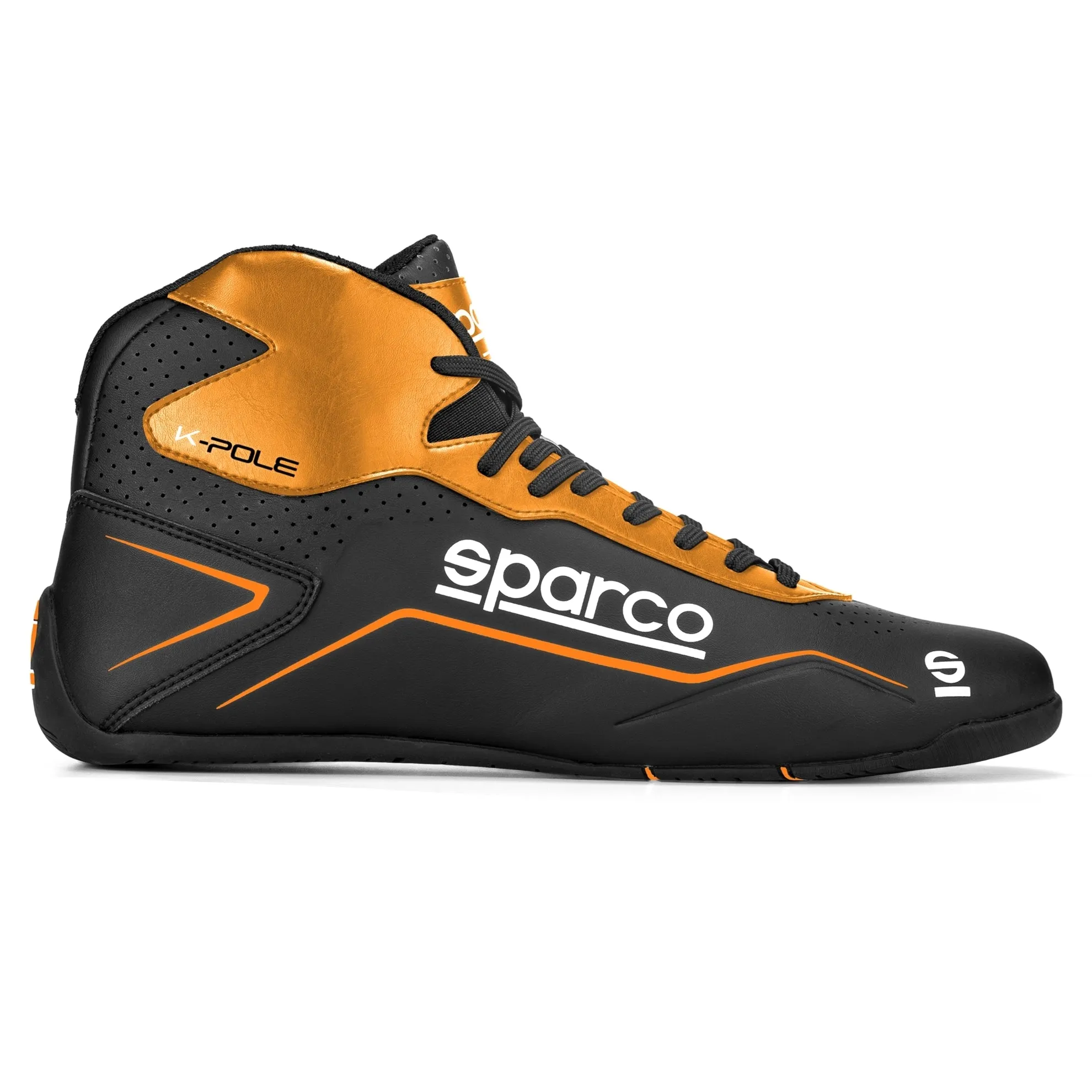 SPARCO K-Pole Karting Shoes - White / Orange / Blue / Yellow / Black / Red