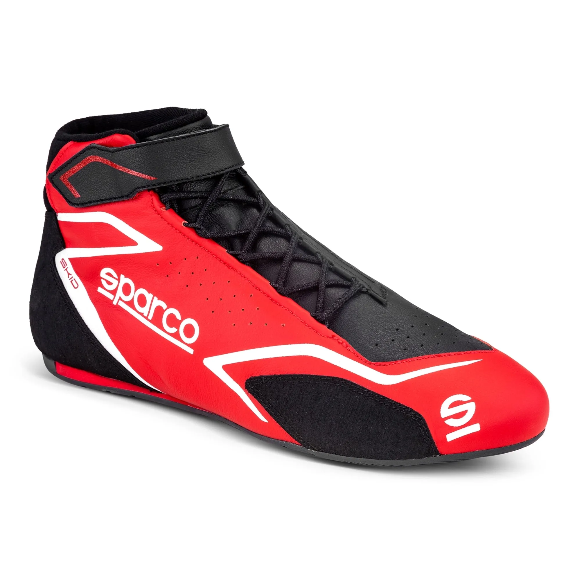 SPARCO Skid 2020 Racing Shoes [SFI & FIA approved] White/Black / Navy/White / Black/Gray / Black/Black / Red/Black