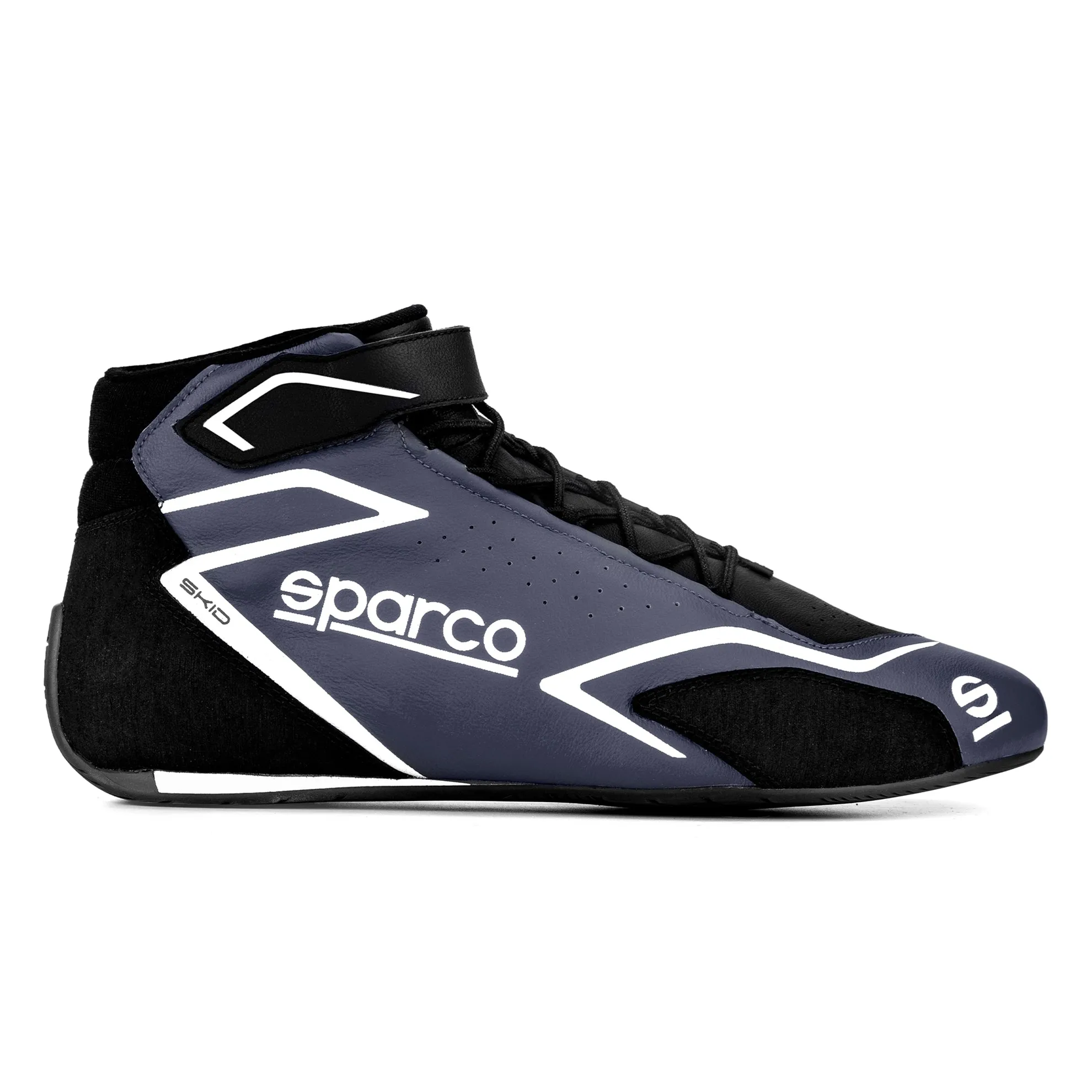 SPARCO Skid 2020 Racing Shoes [SFI & FIA approved] White/Black / Navy/White / Black/Gray / Black/Black / Red/Black