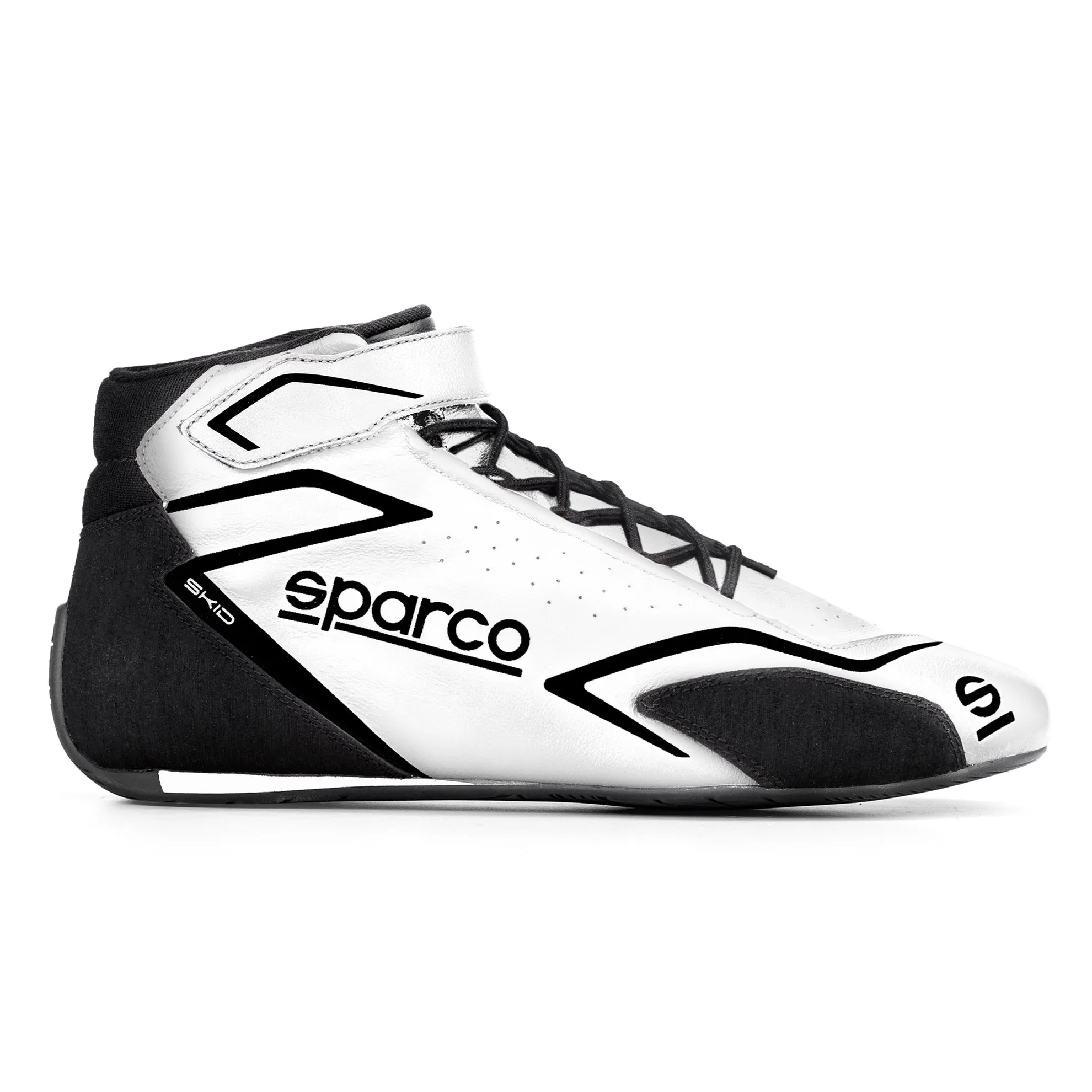 SPARCO Skid 2020 Racing Shoes [SFI & FIA approved] White/Black / Navy/White / Black/Gray / Black/Black / Red/Black