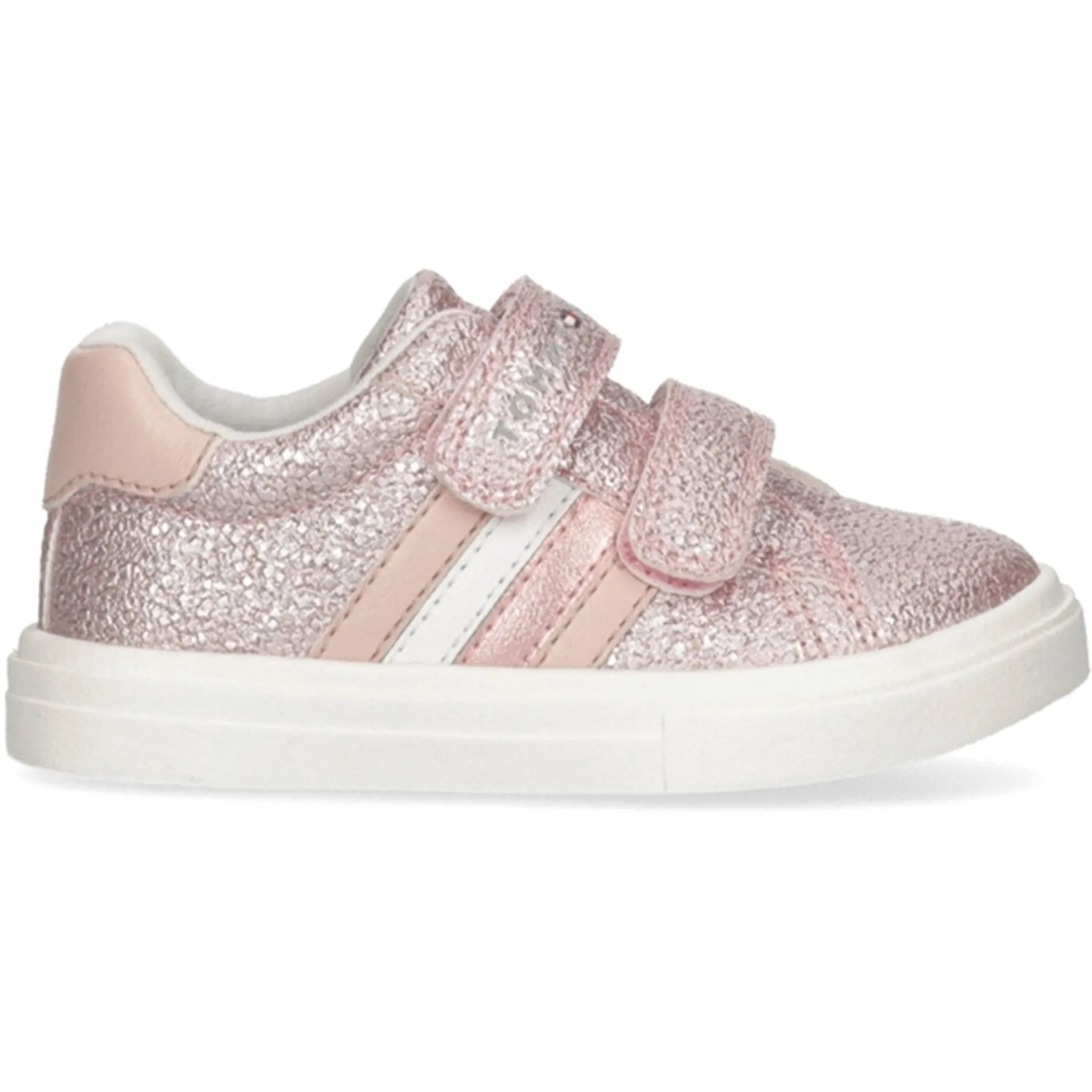 Tommy Hilfiger Stripes Low Cut Velcro Sneakers Pink