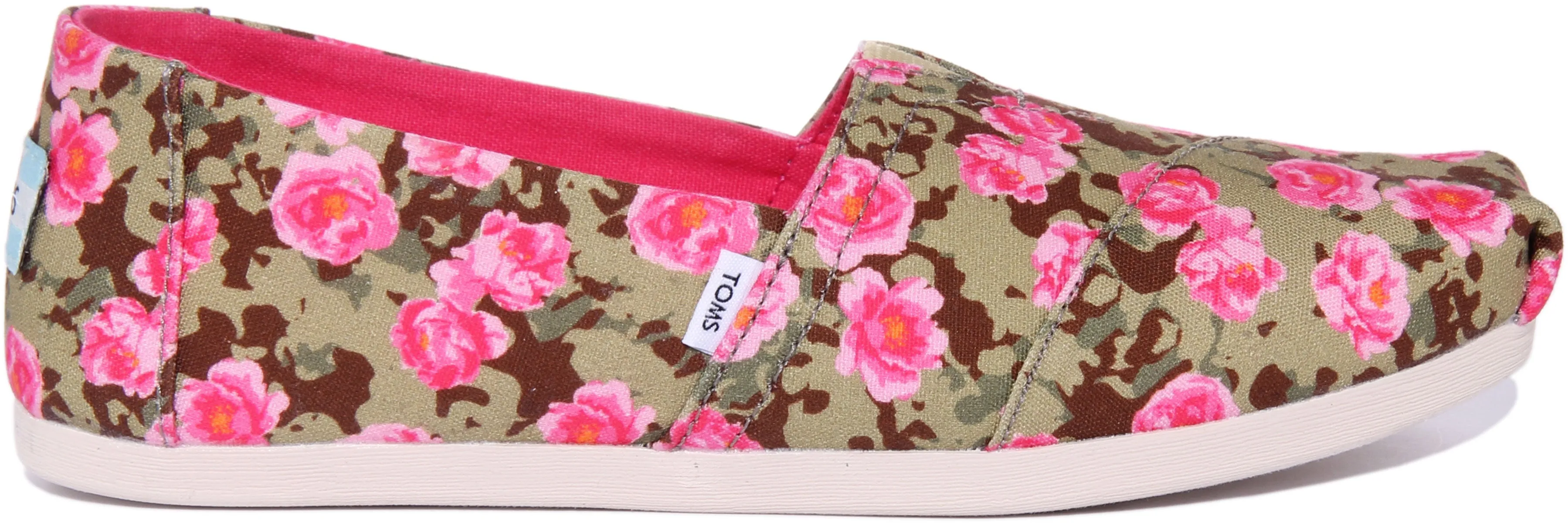 Toms Alpargata In Green Floral For Women