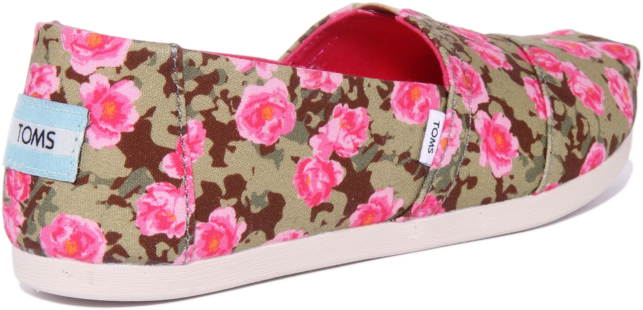 Toms Alpargata In Green Floral For Women