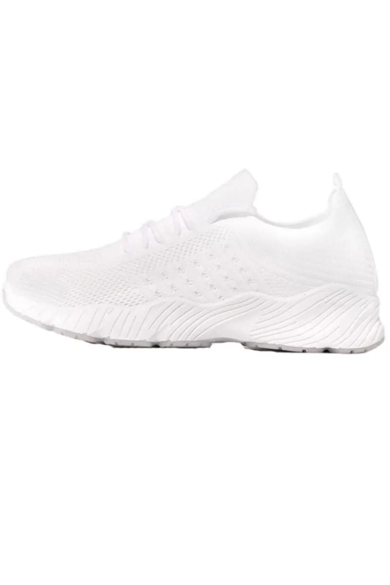 White Casual Mesh Breathable Vulcanize Shoes