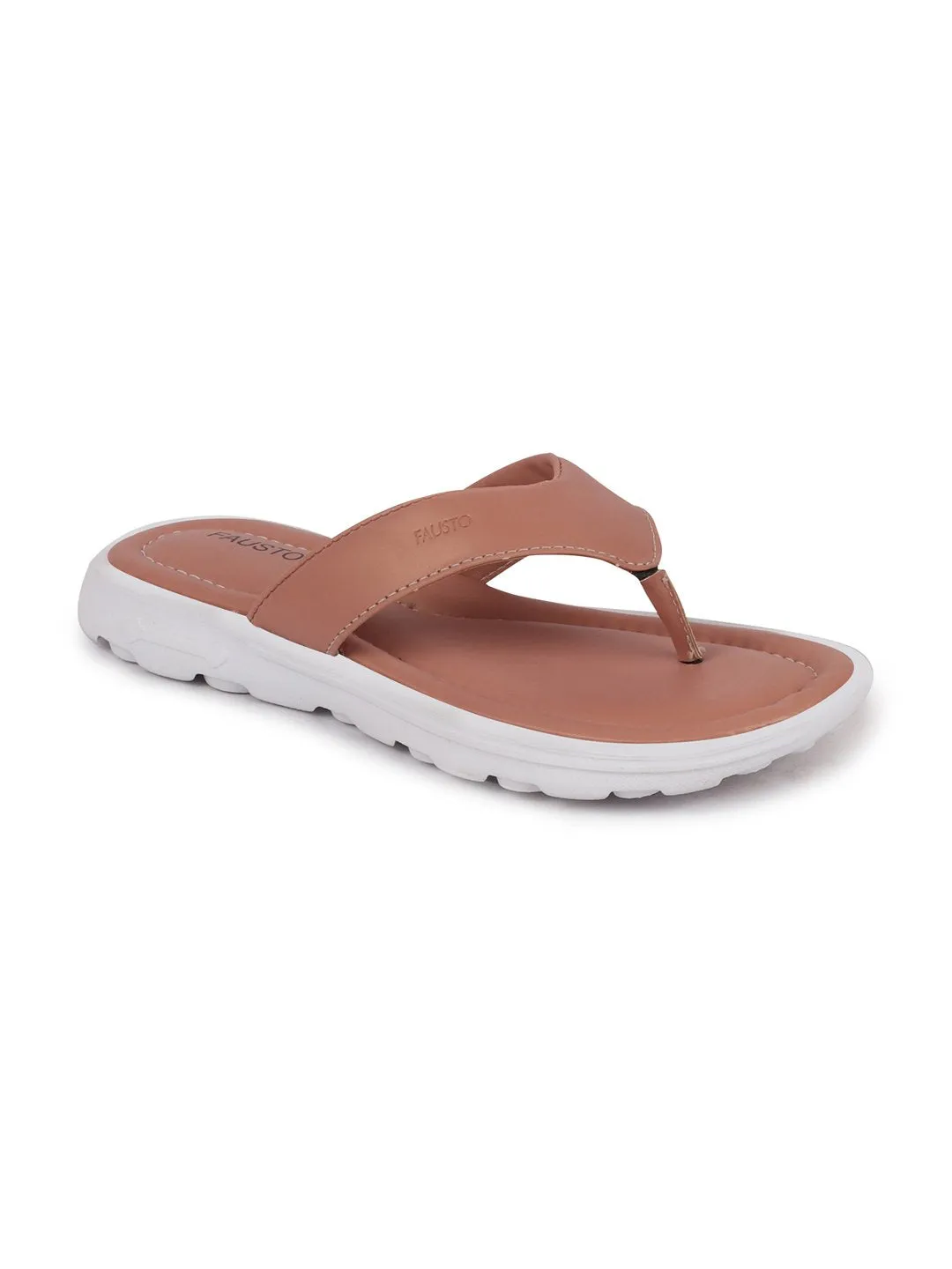 Women Pink Slippers & Flip Flops