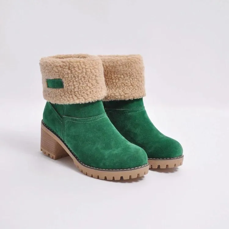 Women's Winter Boots with Fur for Warm Toes