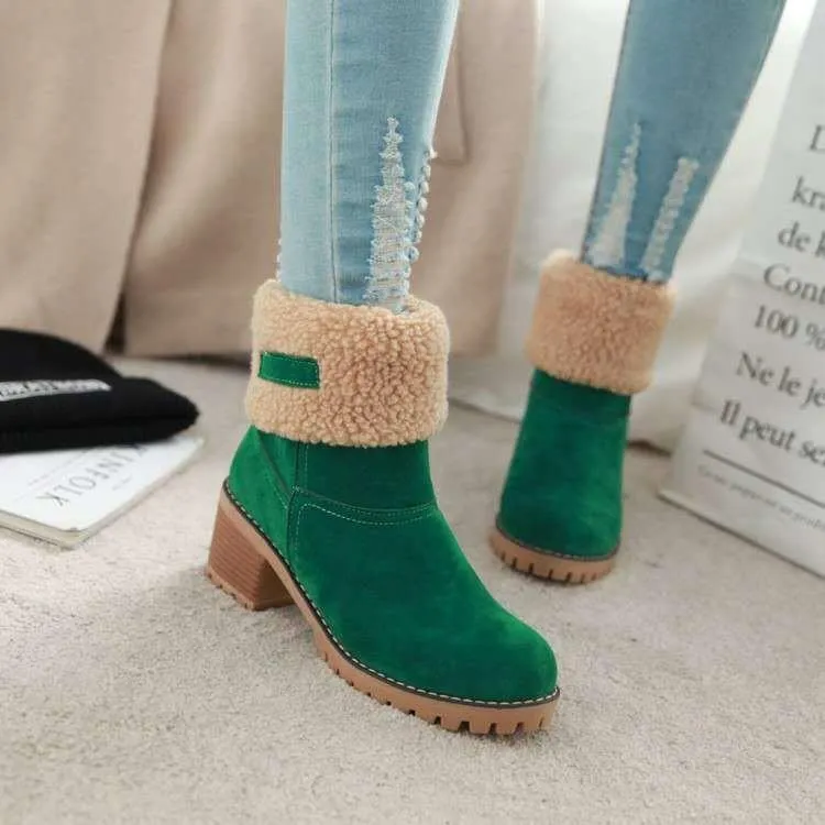 Women's Winter Boots with Fur for Warm Toes