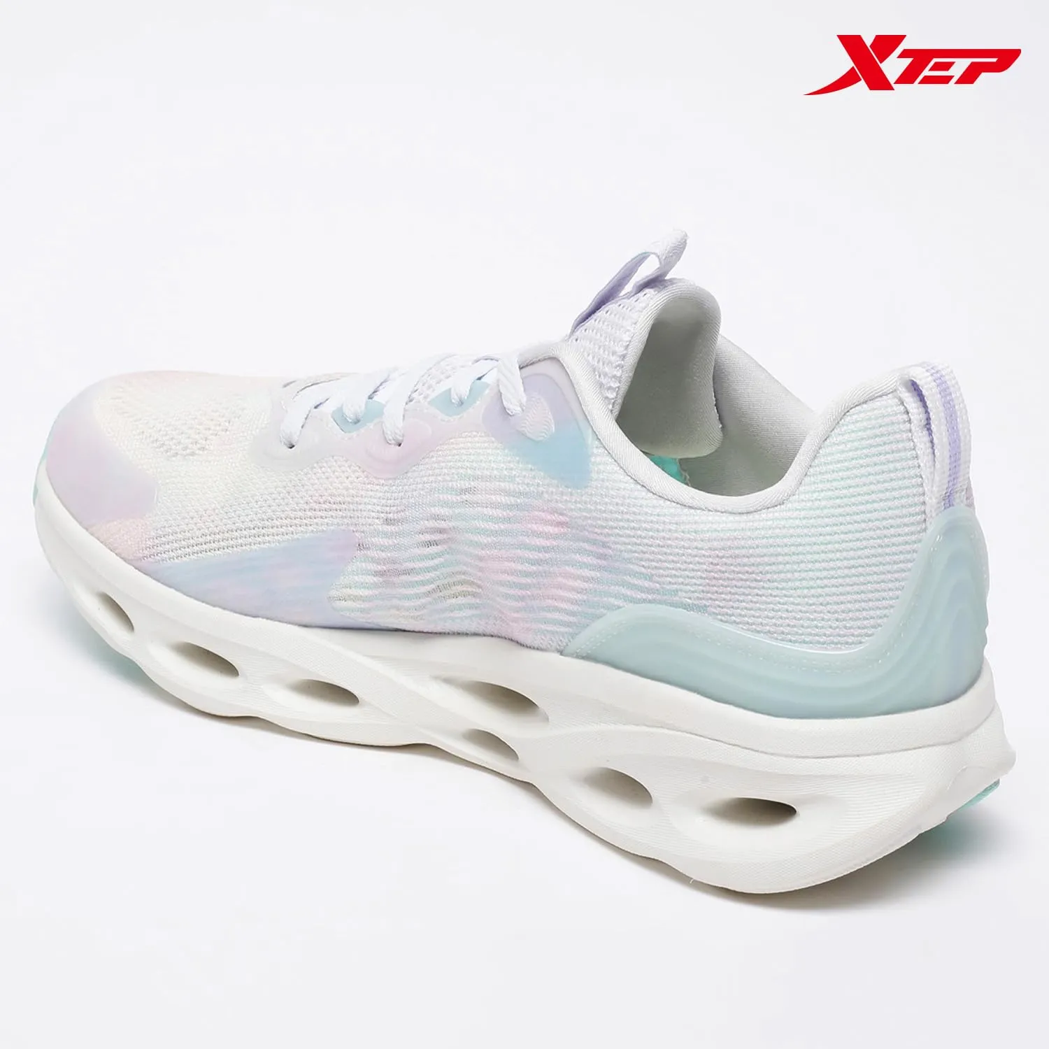 XTEP Peach & Purple Reactive Coil Running Shoes for Women Euro 40